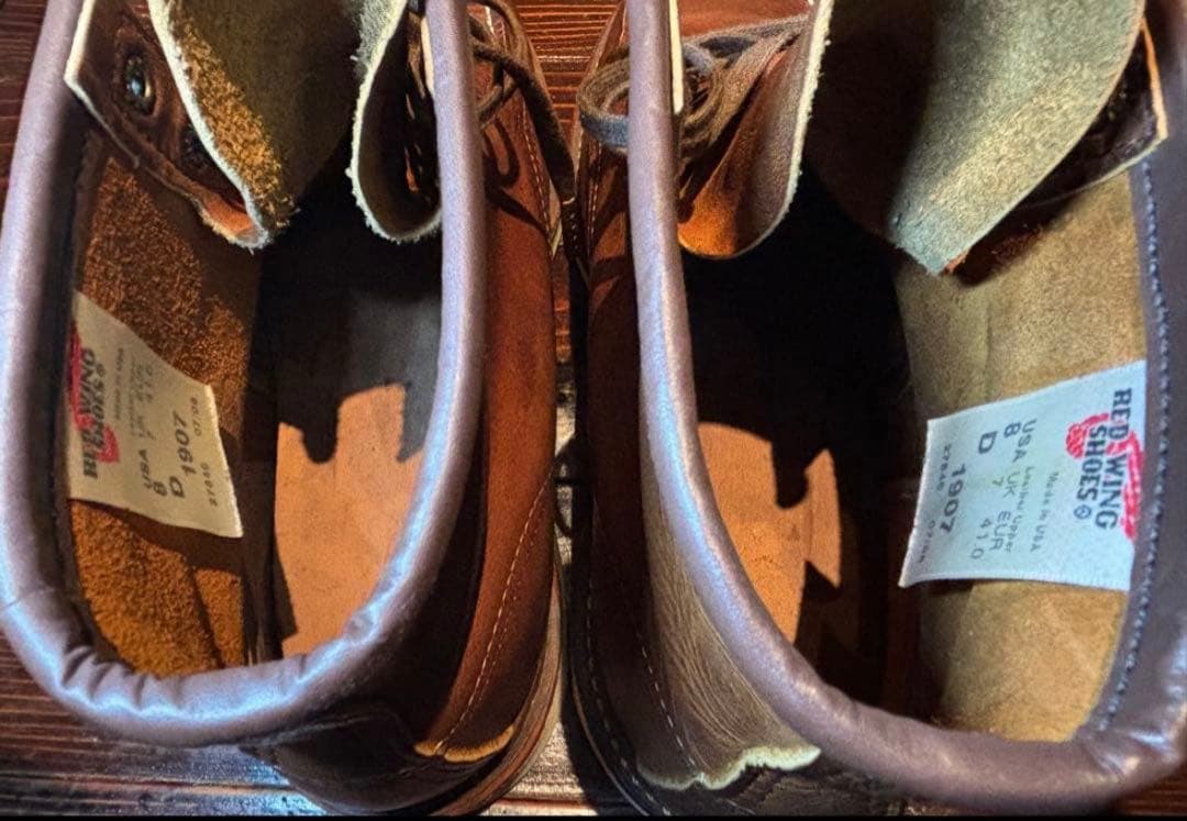 【美品】レッドウィング 1907 Dワイズ US8 26cm 【美品】レッドウィング 1907 Dワイズ US8 26cm