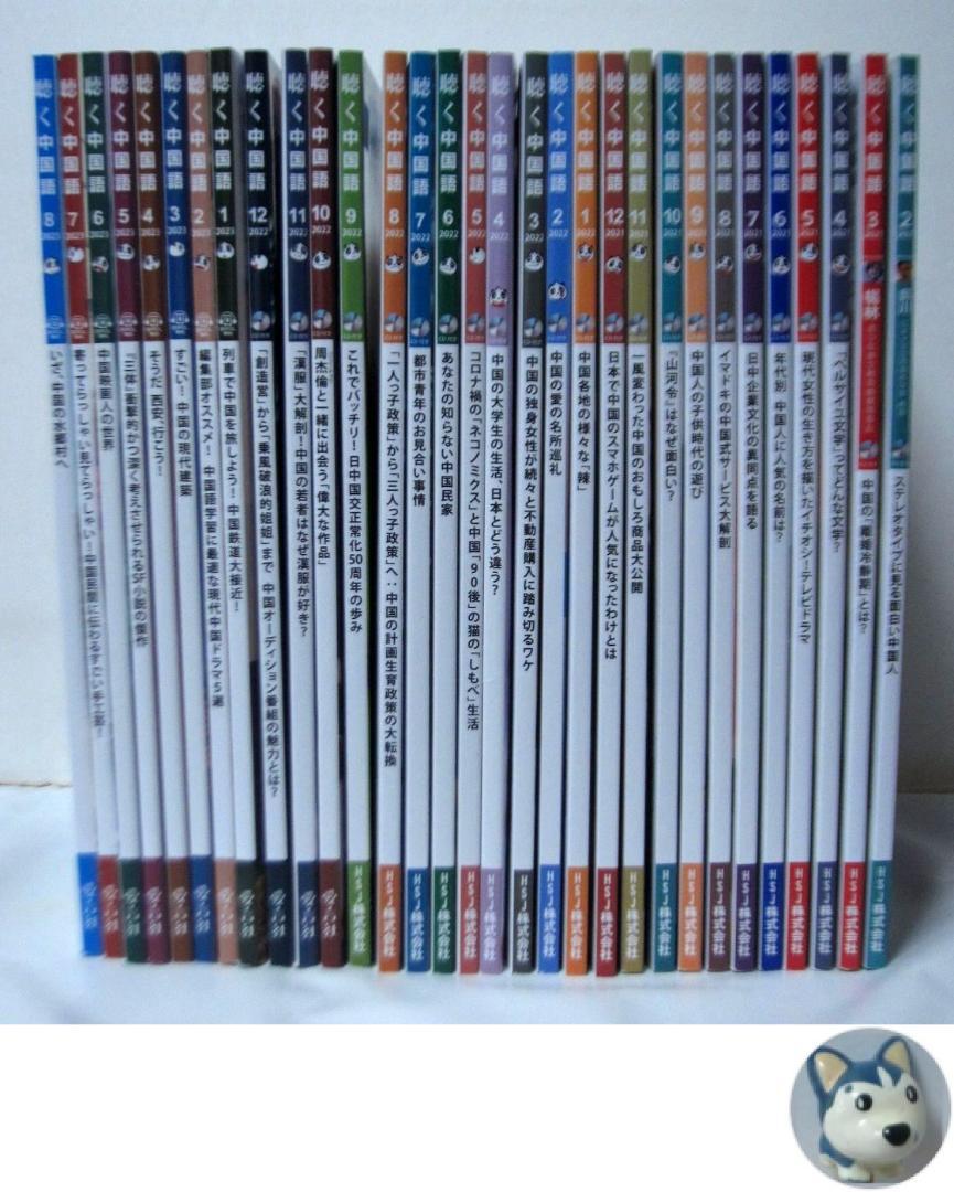 聴く中国語 31冊／2021年2月号～2023年8月号