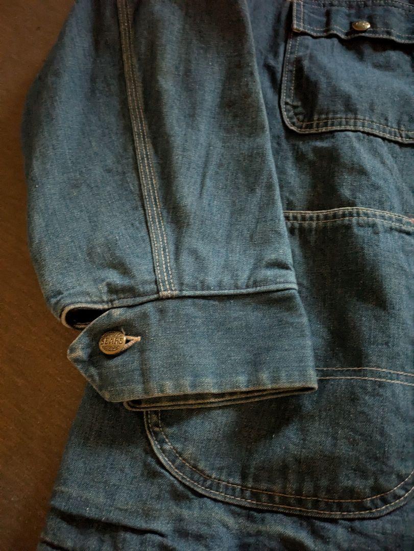 70s SEARS シアーズ カバーオール デニムジャケット ヴィンテージ