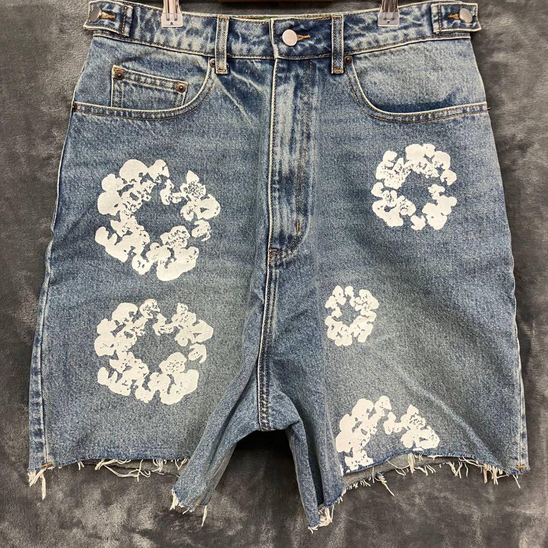 USED) Denim Tears Wreath ハーフ デニムパンツ s - メルカリ