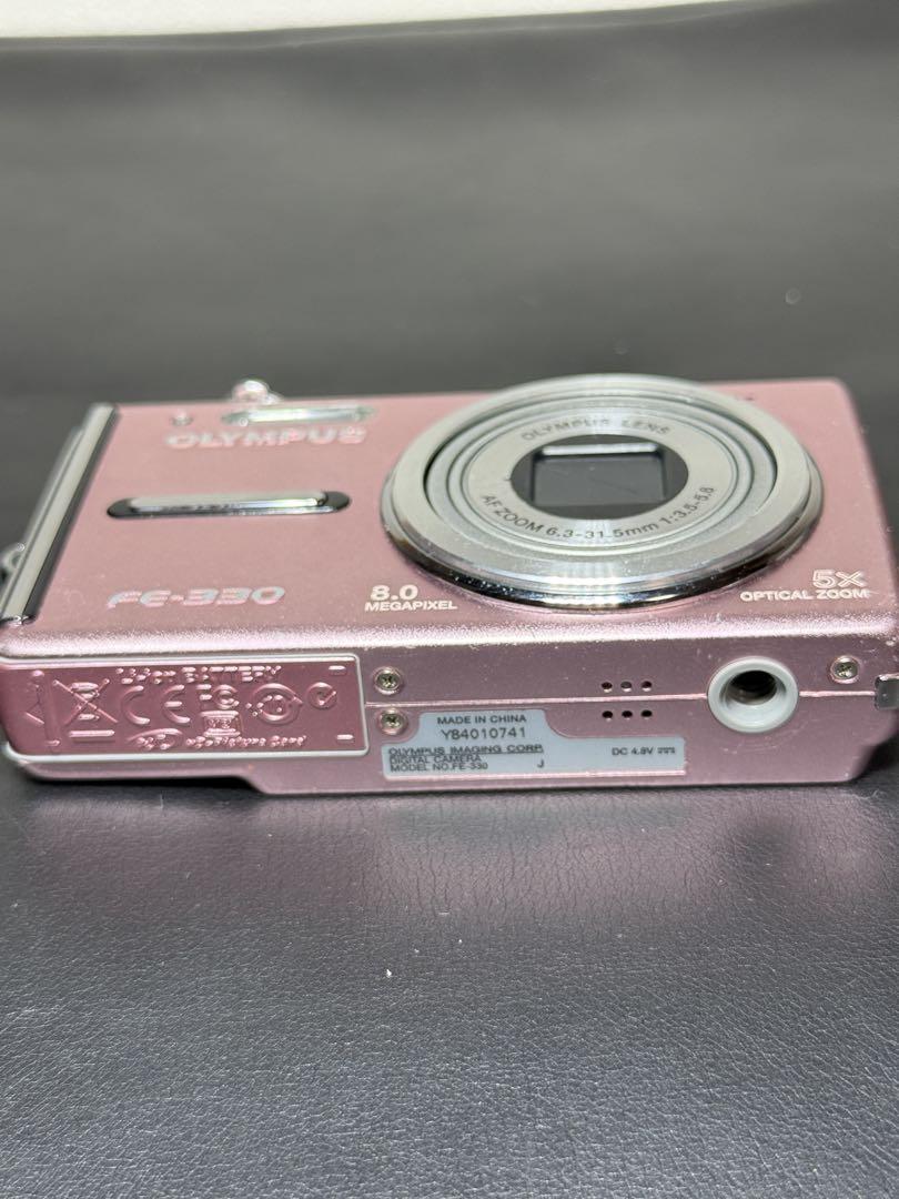 OLYMPUS FE-330 デジタルカメラ ピンク オールドコンデジ エモい