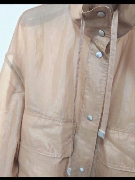 心地良い 定価20万 PESERICO ドローストリングデザインシースルーブルゾン38S PESERICO