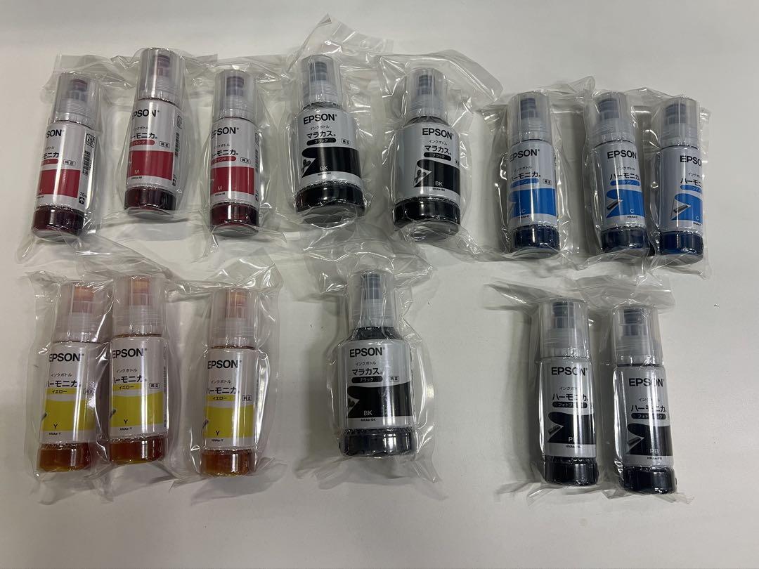 EPSON インクボトル 5色14本セット