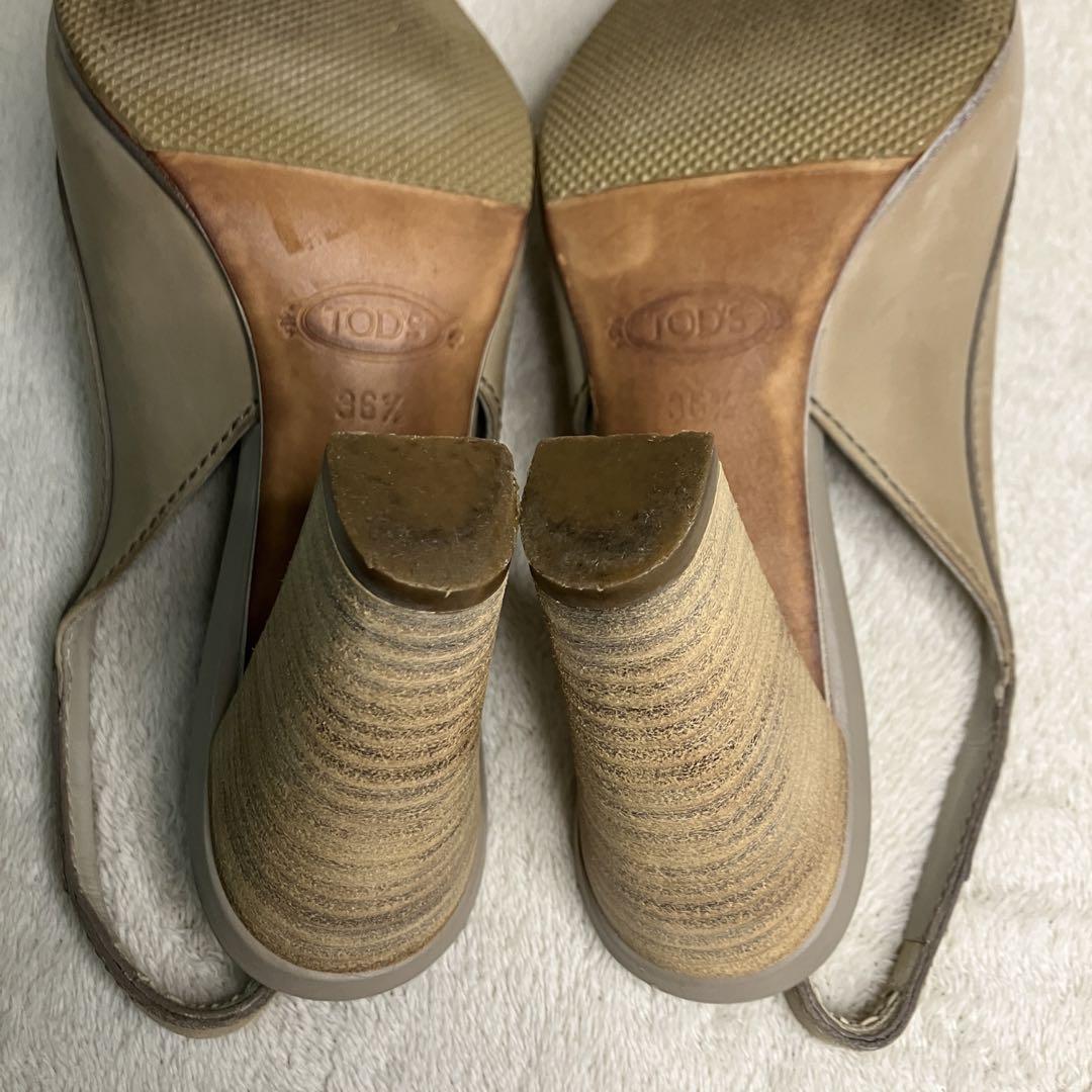 TOD’S トッズ レザー パンプス ハイヒール 36.5 23.5cm