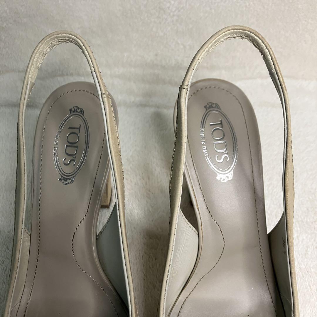 TOD’S トッズ レザー パンプス ハイヒール 36.5 23.5cm
