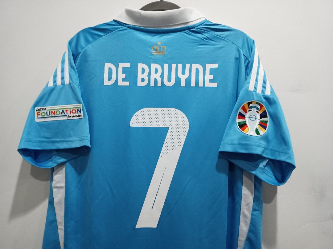 EURO2024 ベルギー ホーム 7番 デ・ブライネ 半袖 ユニフォーム