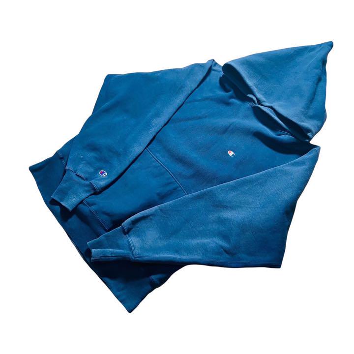 ブルー系 L卸売 Champion Reverse Weave 90s 紺 パーカー パーカー メンズブルー系l Robertashton Com Au