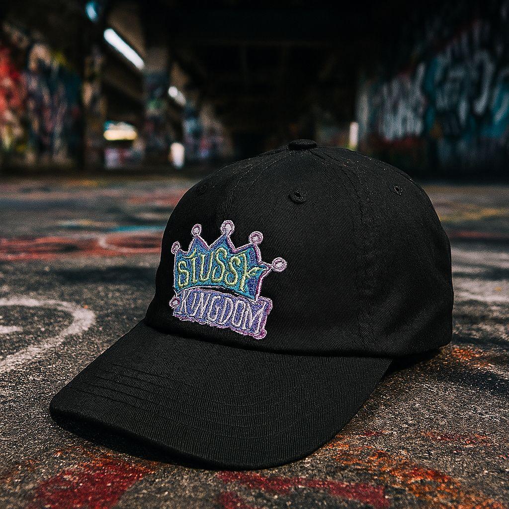 『STUSSY』ステューシー クラウンロゴ刺繍 6 PANEL CAP 帽子 STUSSY ステューシー キャップ 帽子 CROWN STOCK TRUCKER CAP