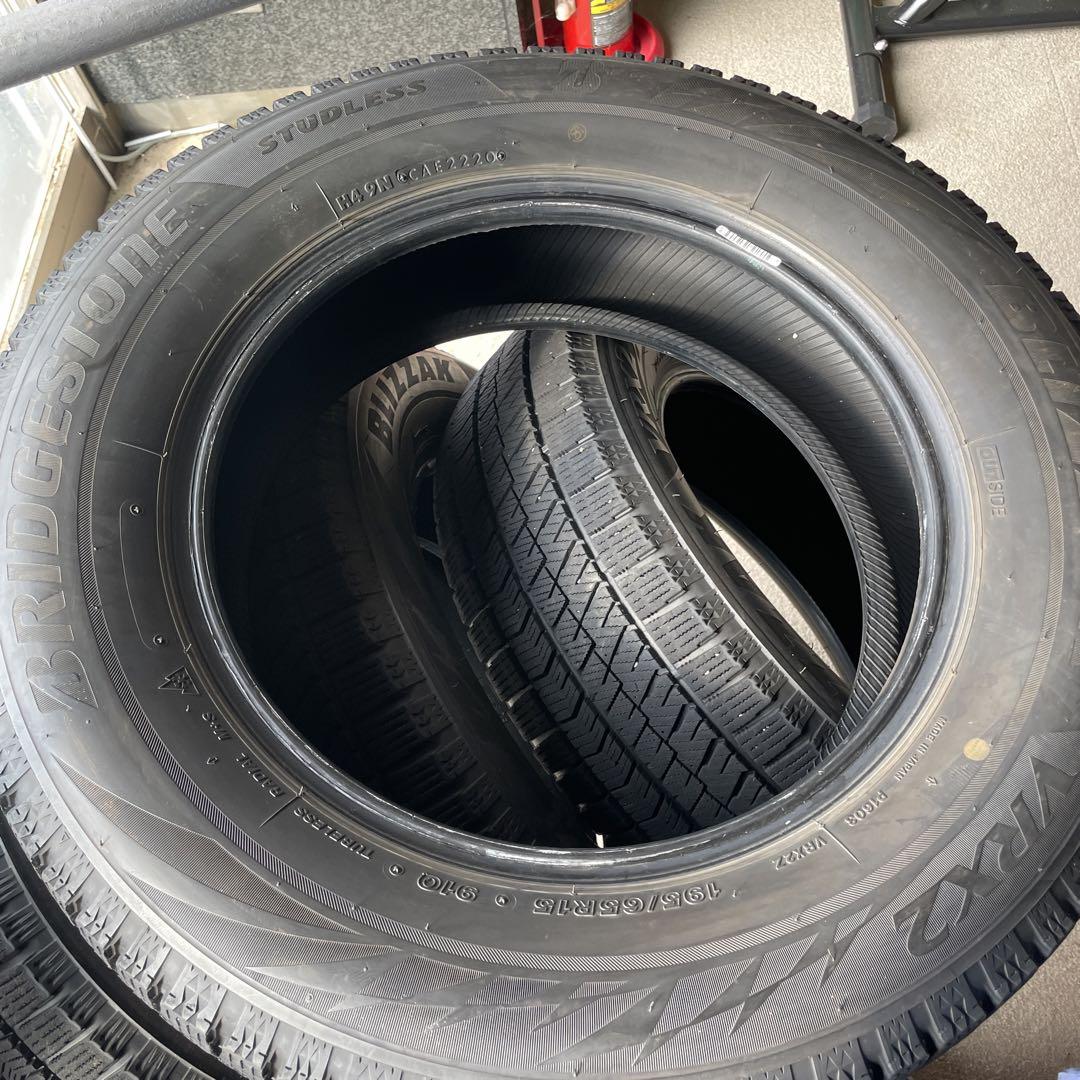 195/65R15 ブリヂストン ブリザックVRX2 中古冬2本セット　2020