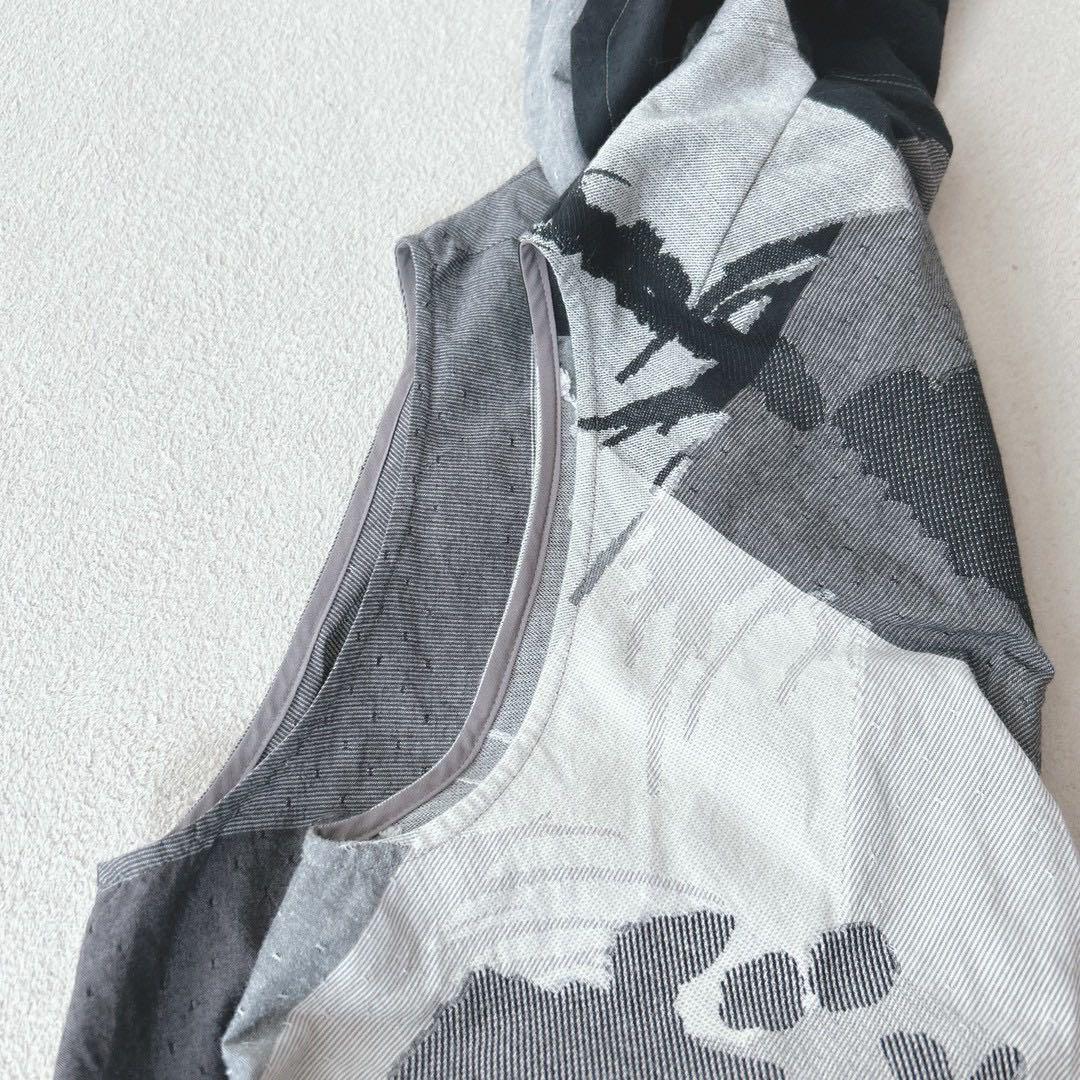 美品✨ センソユニコ 慈雨 ロングワンピース パッチワーク 変形