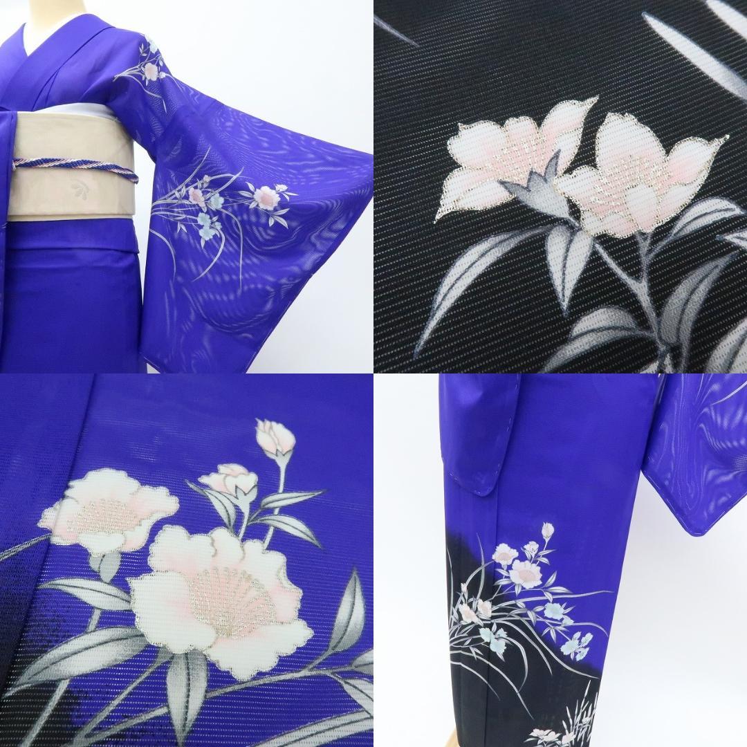 Y2872◇未着用 洗える夏着物 仕付け糸付 訪問着 着物 - メルカリ