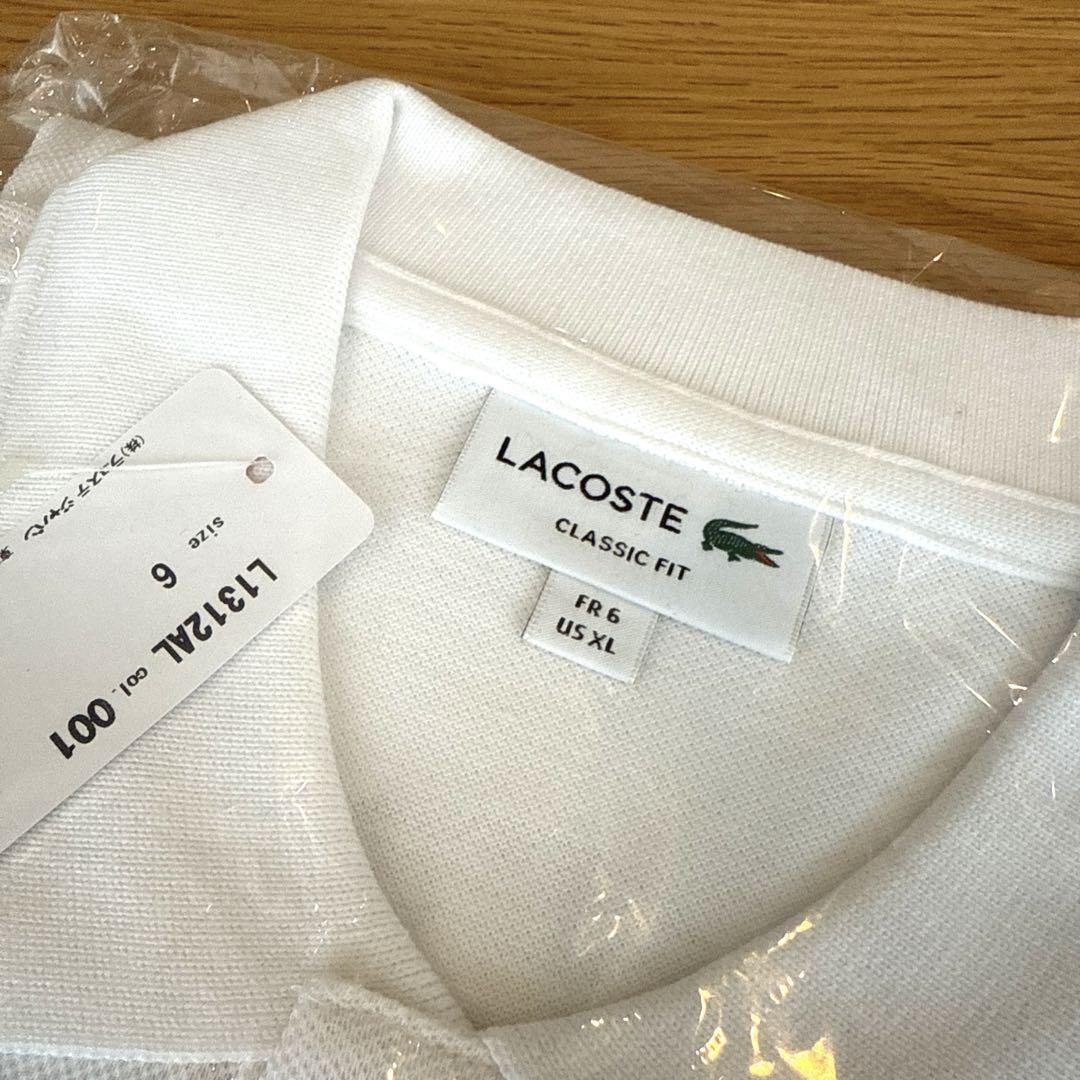 送料無料 ギフト 新品未使用‼️タグ付き‼️LACOSTE クラシックフィット✨長袖XL トップス