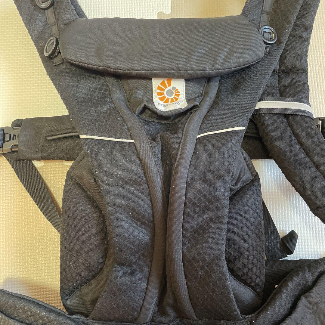 【付属品付き】エルゴ　抱っこ紐　オムニブリーズ　黒　ブラック