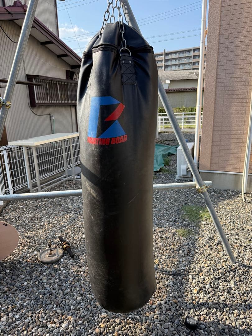FIGHTING ROAD サンドバッグ 140cm 黒　5日間限定