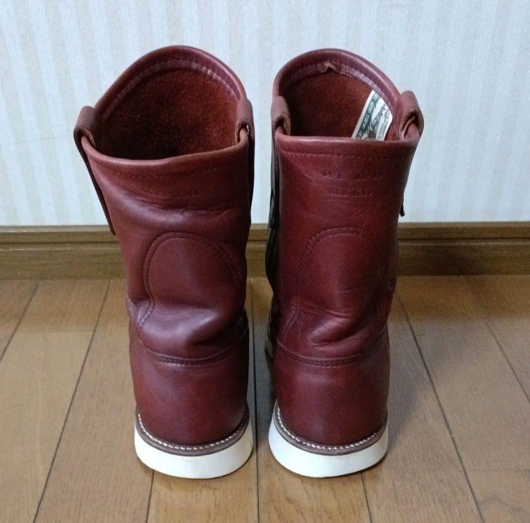 レッドウィング8866 アメリカ製ペコスブーツ6½ E犬タグ 赤褐色