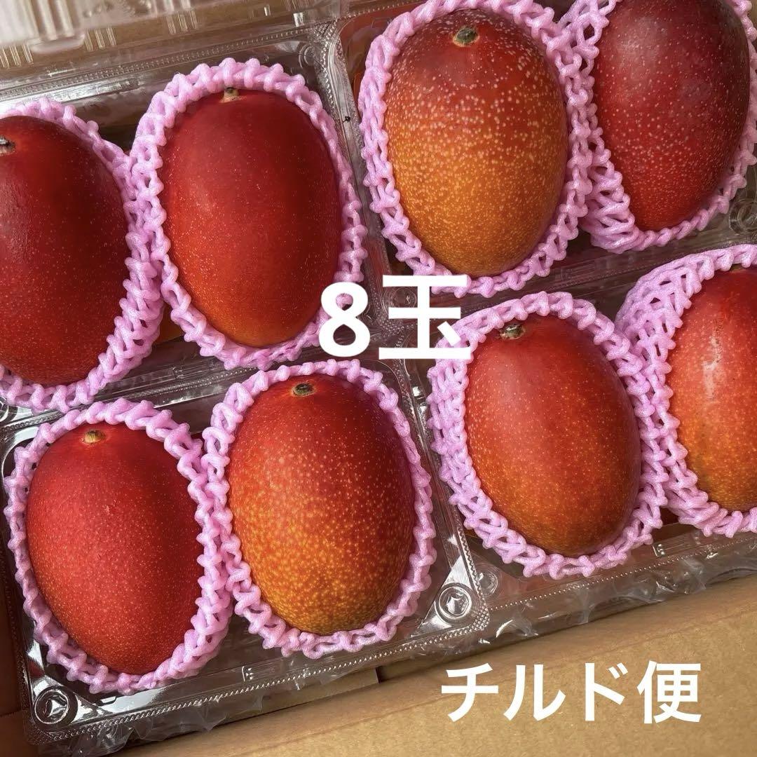 7/15★01★Ｌ宮崎マンゴー８玉入・チルド便・送料込み★現物品