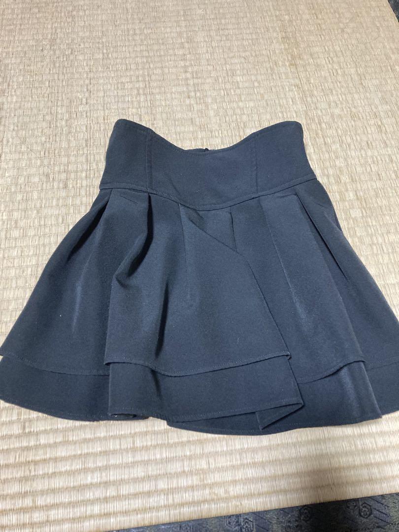 ミシェルマカロンの美脚スカート【ブラック⠀】