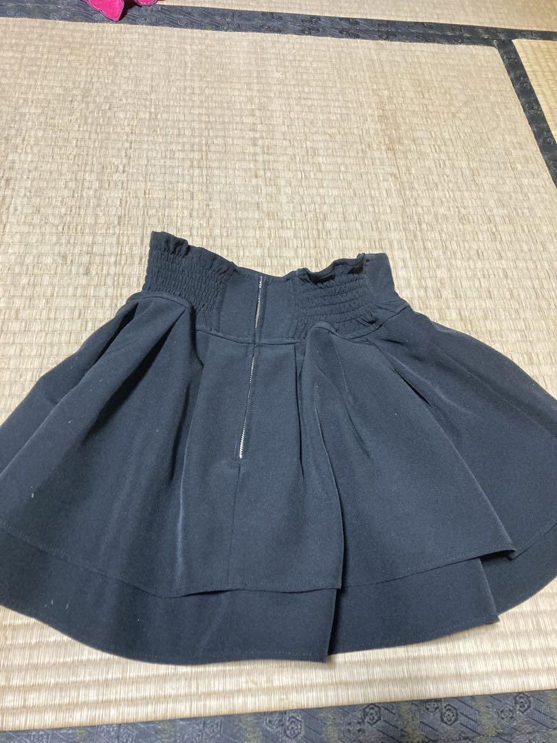ミシェルマカロンの美脚スカート【ブラック⠀】