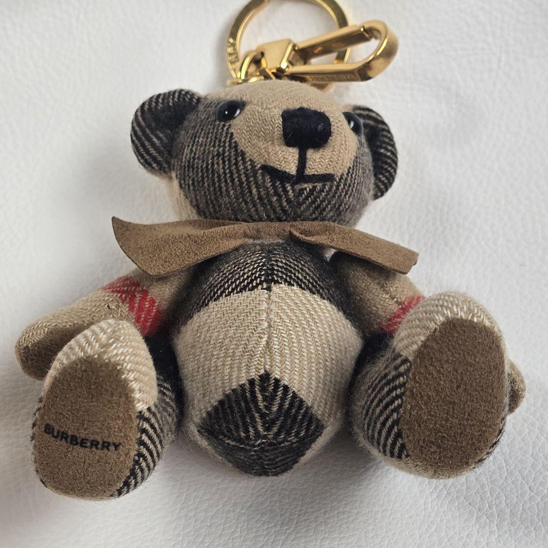 【美品】BURBERRY トーマスベア キーチェーン キーホルダー ノバチェック