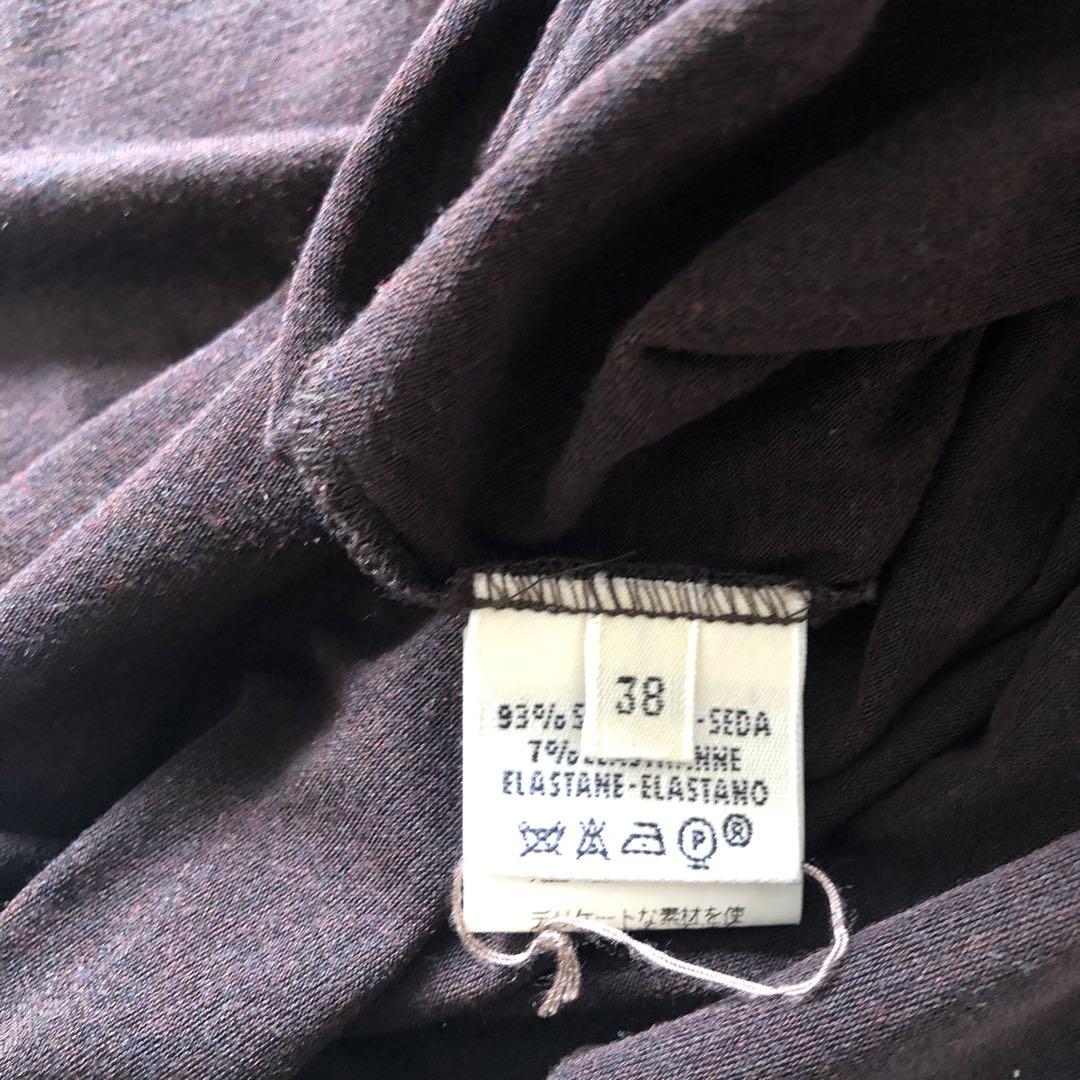 HERMES シルクTシャツ　38サイズ