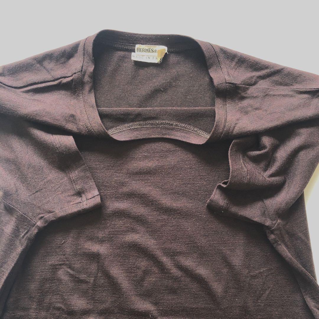 HERMES シルクTシャツ　38サイズ