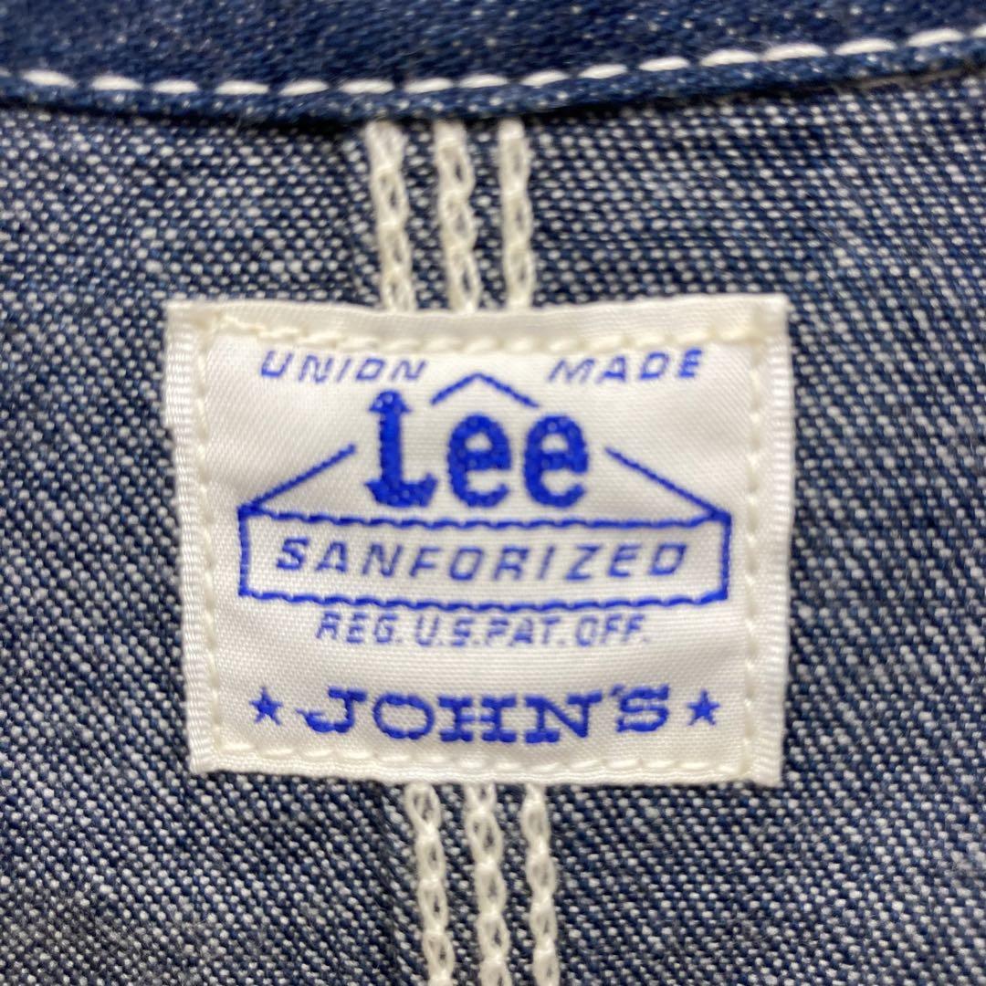 Lee×JONES カバーオール デニムジャケット インディゴブルー Lサイズ