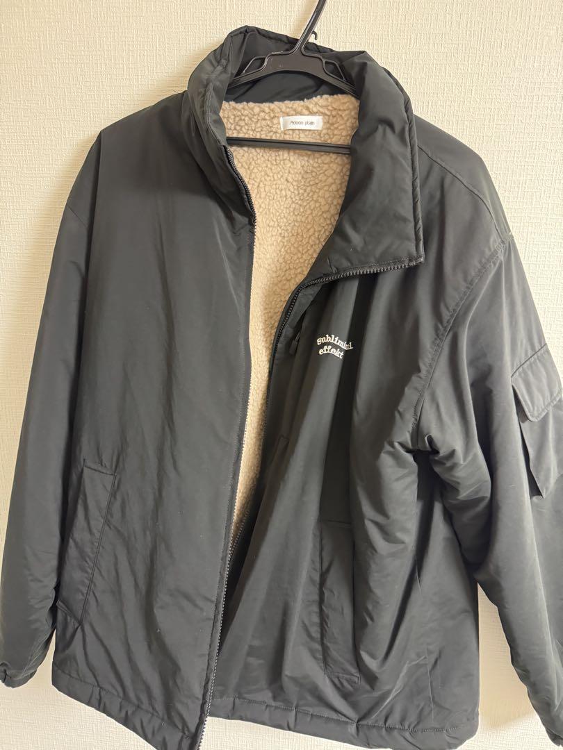 STAND NECK BACK BOA FILLING BLOUSON