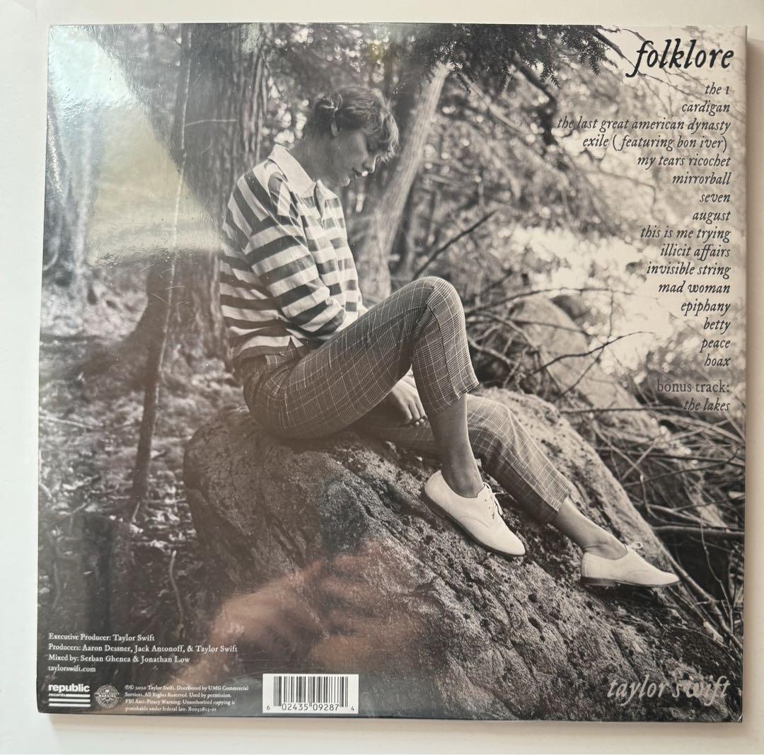 テイラースウィフト folklore LP TAYLOR SWIFT: FOLKLORE VINYL LP – The Museum Store