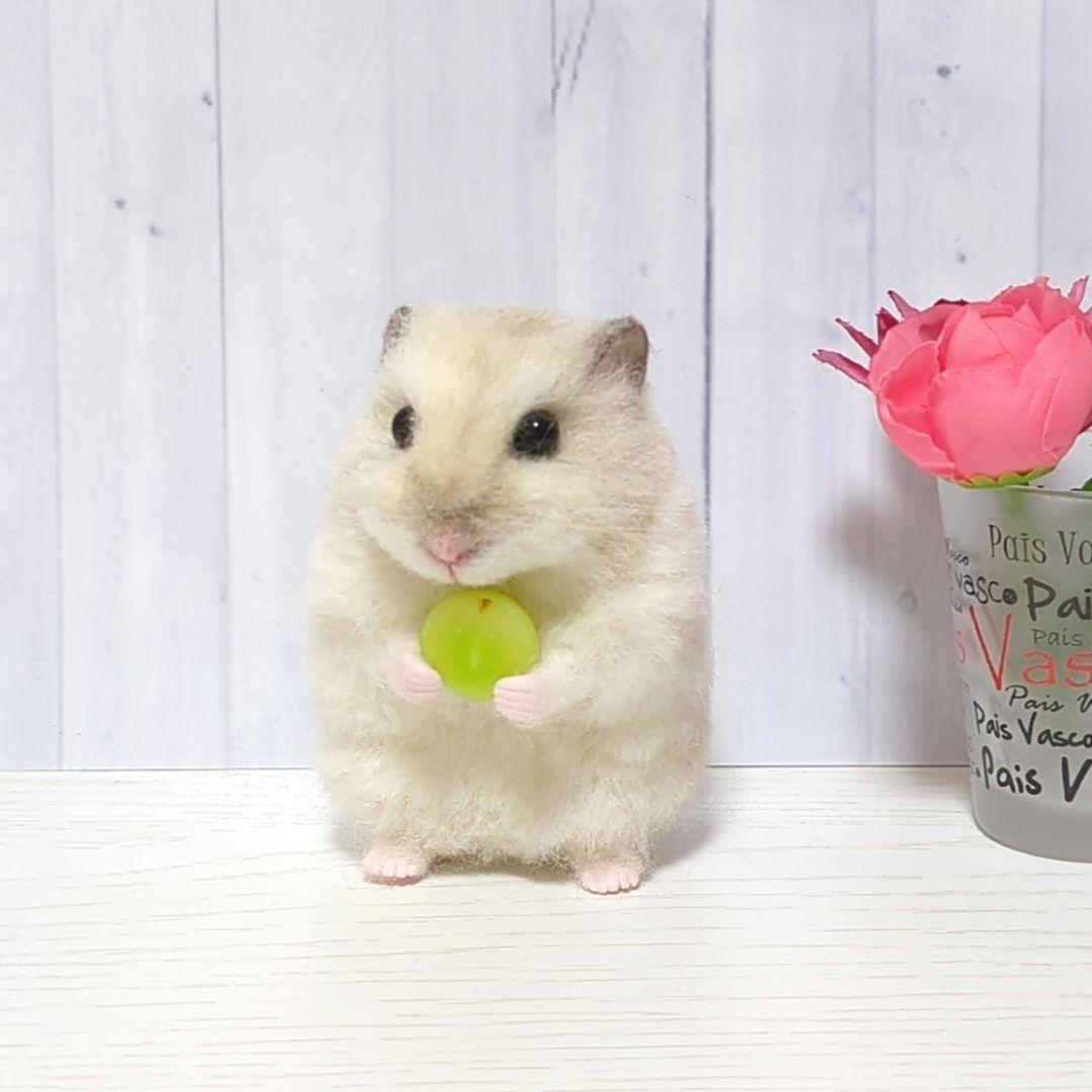 maru ハムスター 羊毛フェルト