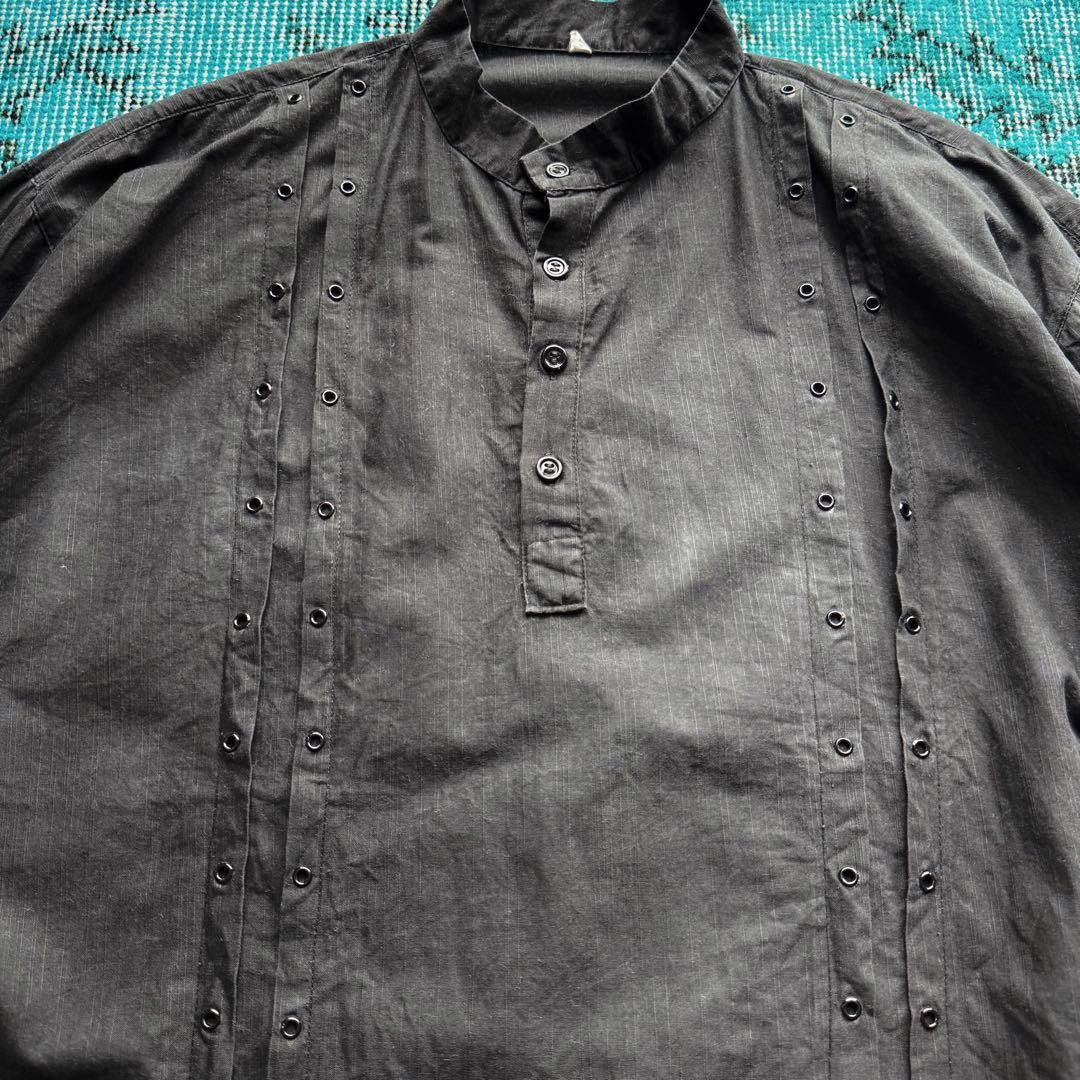 80s 90s EURO eyelet design wide pullover