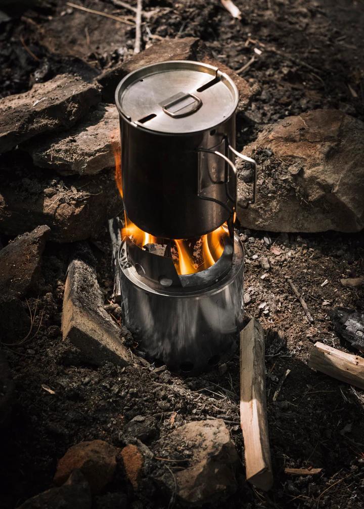 バーベキュー・調理用品 Bushbuddy Stove & Titanium Pot
