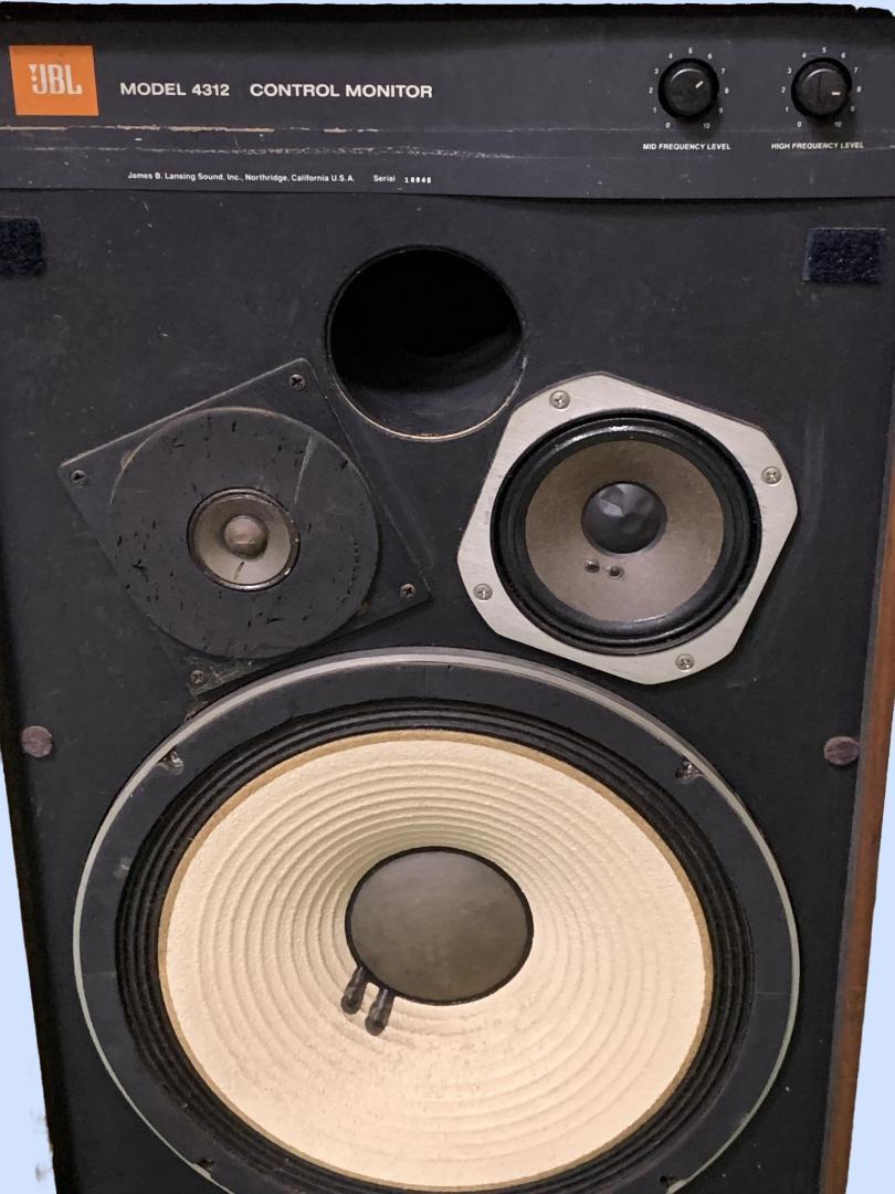 M6847 JBL 4312 MONITOR CONTROL スピーカー2個口発