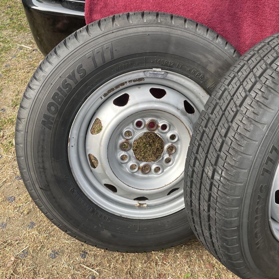 軽トラ 軽バン 145R12 LT 6PR ホイール タイヤ セット
