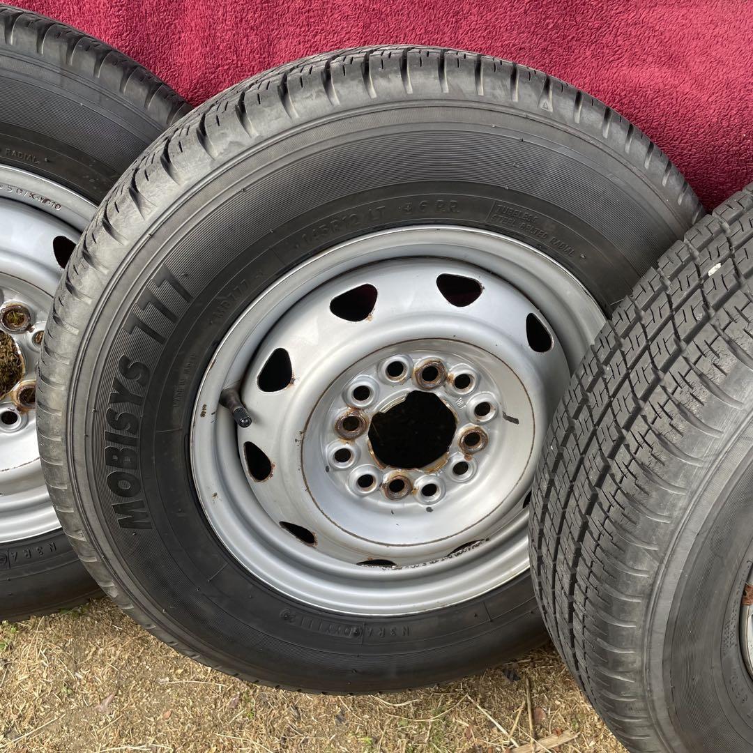 軽トラ 軽バン 145R12 LT 6PR ホイール タイヤ セット