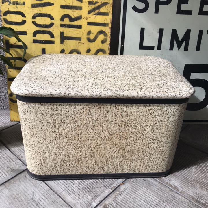 希少レア!美品!50's アメリカアンティーク ランドリーボックスUSA製 家具
