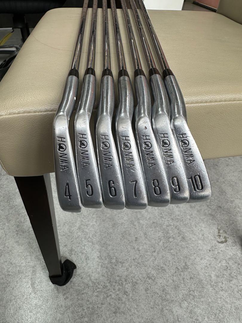 HONMA レフティマッスルバックアイアンセット 4-10