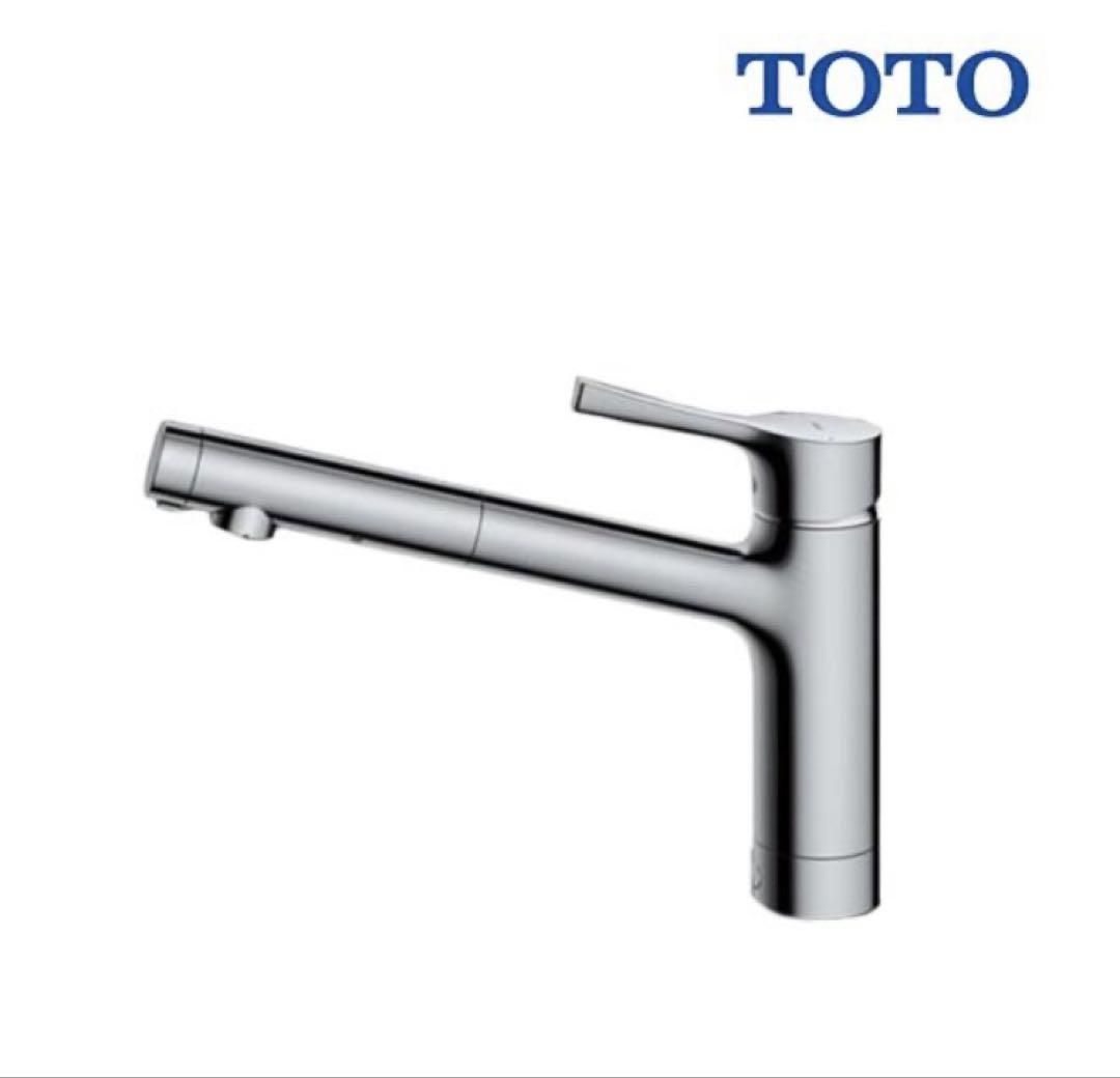 TOTO シングル混合水栓　TKS05304J 整流・ミクロソフト切替え