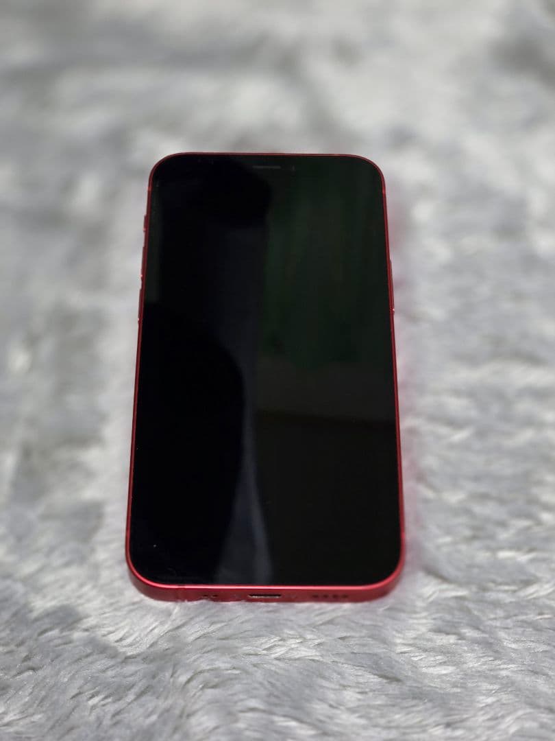 Apple iPhone 12mini PRODUCT RED 本体目立った傷や汚れなし