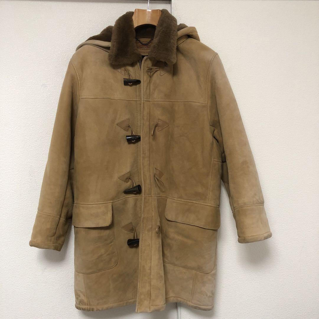 ビンテージ90s Canterbury leatherムートンコート 画像3