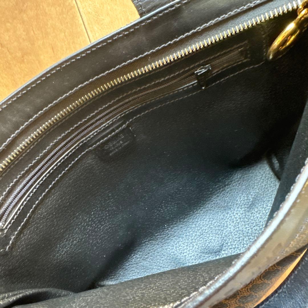 セリーヌ ブラウン レザー ハンドバッグ セリーヌ ブラウン レザー ハンドバッグ