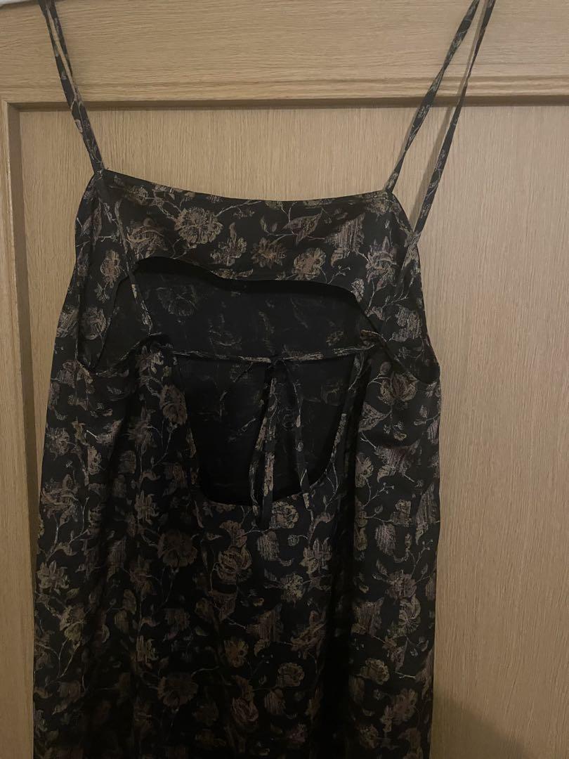 今期までの販売！sheer camisole onepiece