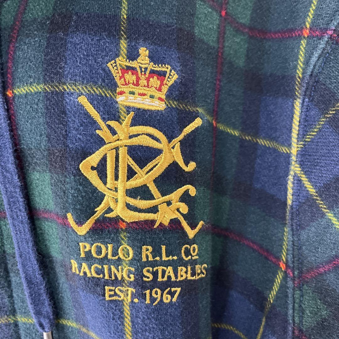 限定デザイン 90s POLO R.L. COジップアップパーカー XL602