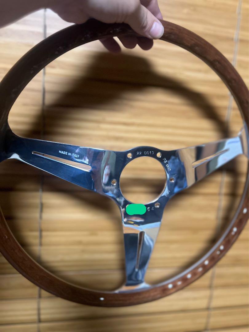 NARDI クラシック ウッド&ポリッシュスポーク 380mm ナルディ