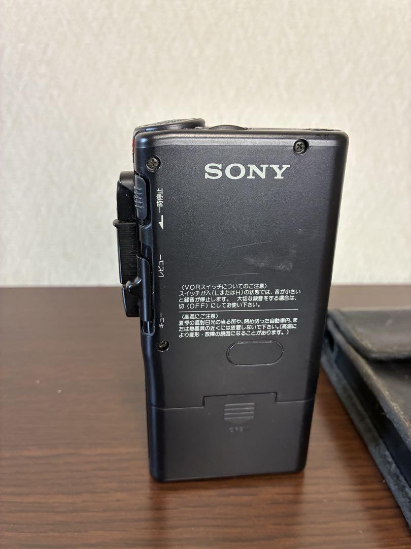SONY カセットコーダー　M-527 ケース付き SONY M-527 マイクロカセットコーダー - メルカリ