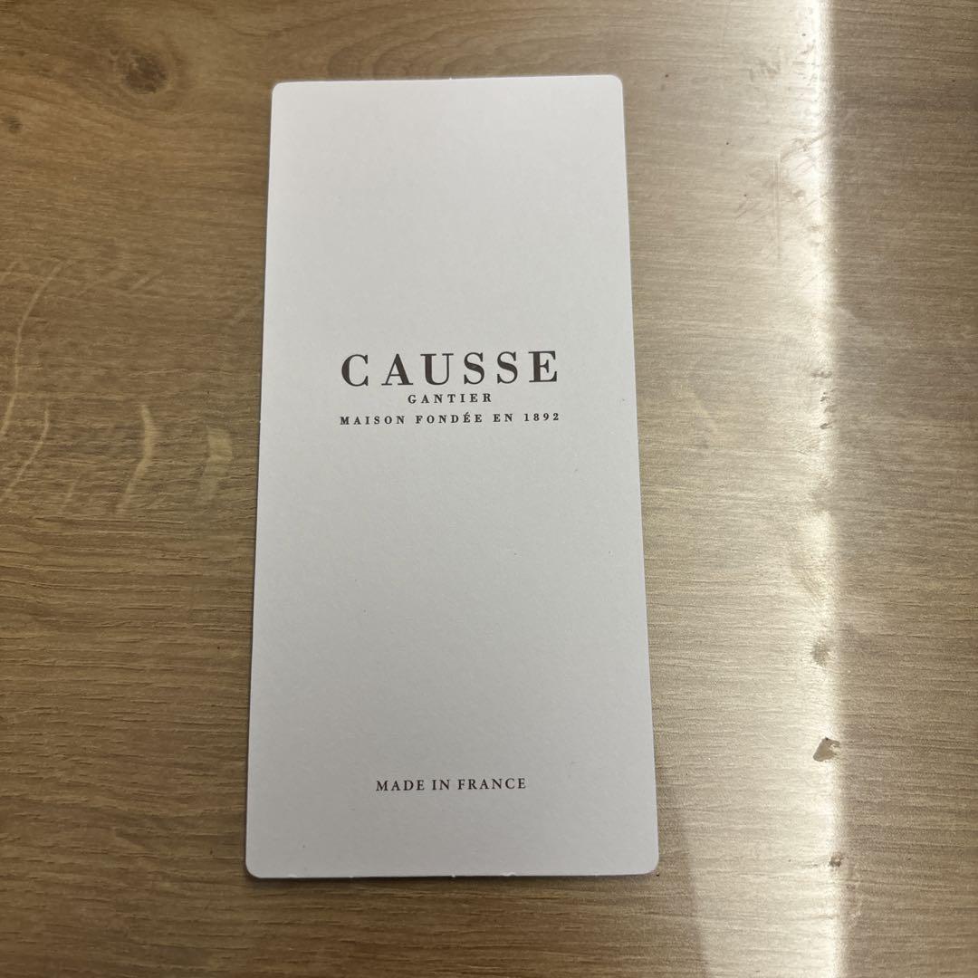 Causse コス　ペッカリー　手袋　ブラック　サイズ8