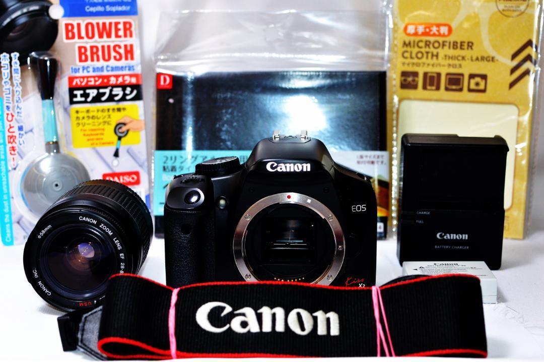 Canon EOS kiss X2 一眼レフカメラ + 付属品 Amazon | Canon デジタル一眼レフカメラ EOS Kiss X2 ダブル