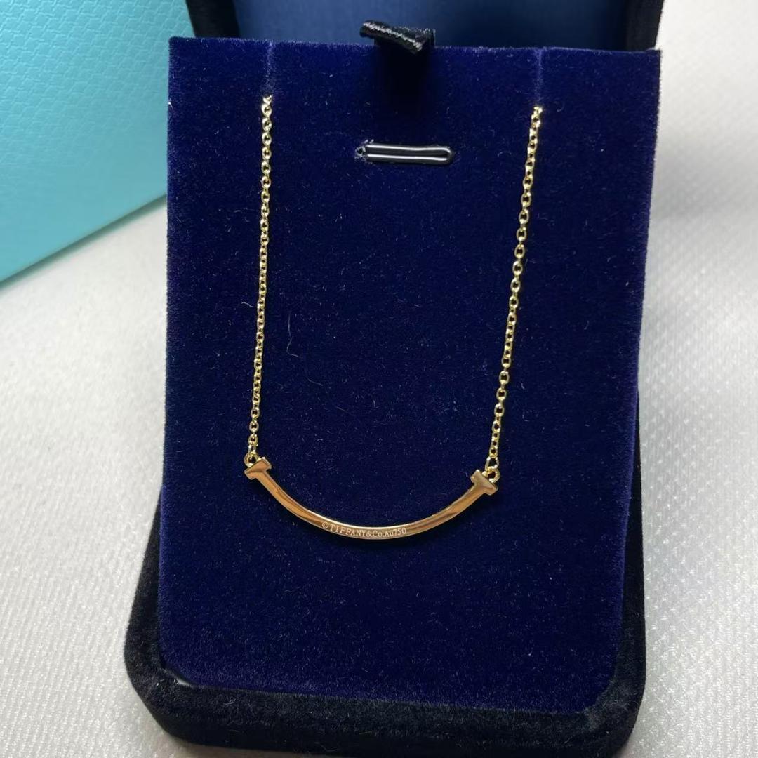 ☆Tiffany & Co. K18金 Au750 刻印ダイヤモンド ネックレス ☆Tiffany & Co. K18金 Au750 刻印ダイヤモンド ネックレス