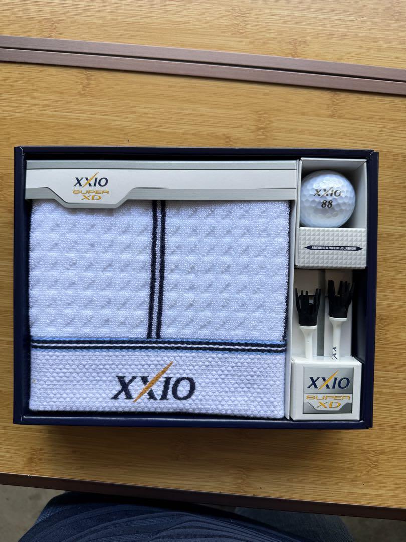 XXIO非売品、フェイスタオル、ボール、ティーのセット