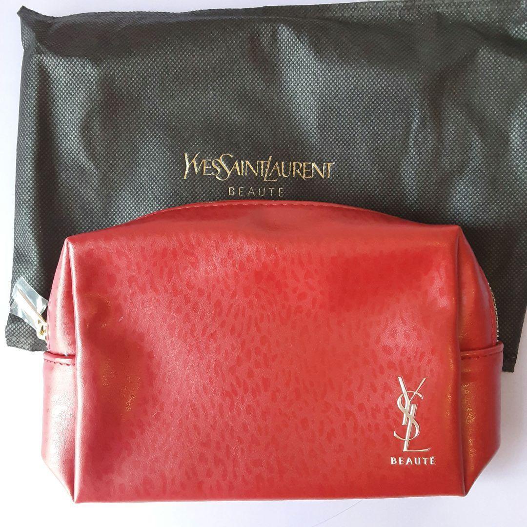 Yves Saint Laurent レオパードポーチ YSL イブサンローラン レオパード ヒョウ柄 ポーチ ノベルティ