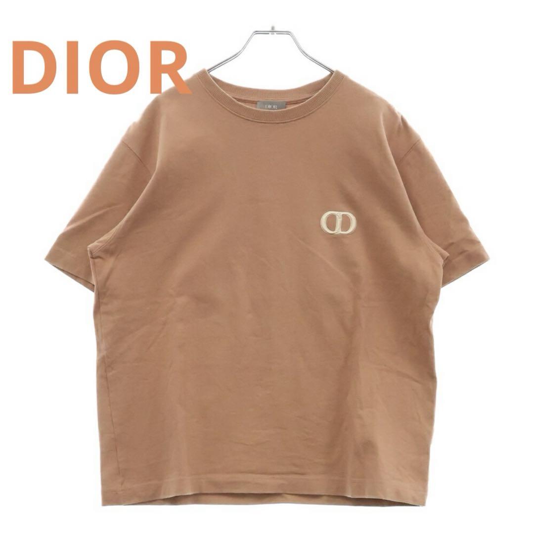 DIOR ディオール ロゴ 刺繍 Tシャツ サイズS - メルカリ